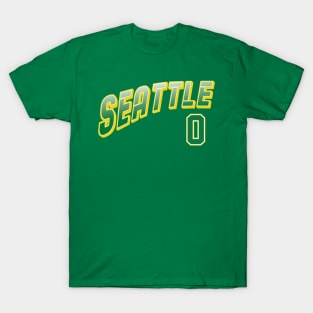 Retro Seattle Number 0 T-Shirt